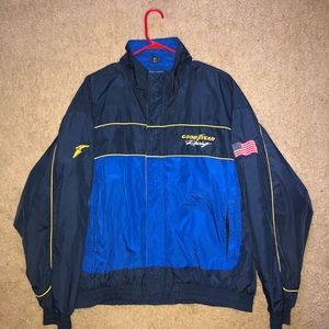 Vintage Official Goodyear Racing Jacket Sz XL